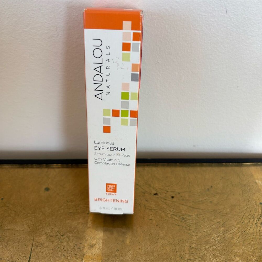 Andalou Naturals Luminous Eye Serum‎ Brightening Under Eye Treatment NEW